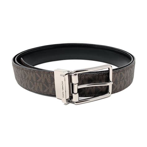 michael kors mens belt|michael kors reversible leather belt.